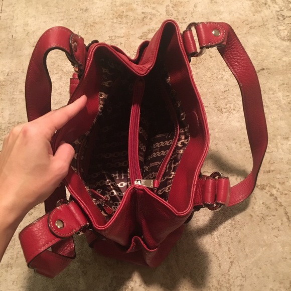 Tignanello Red Leather Purse - Picture 5 of 6